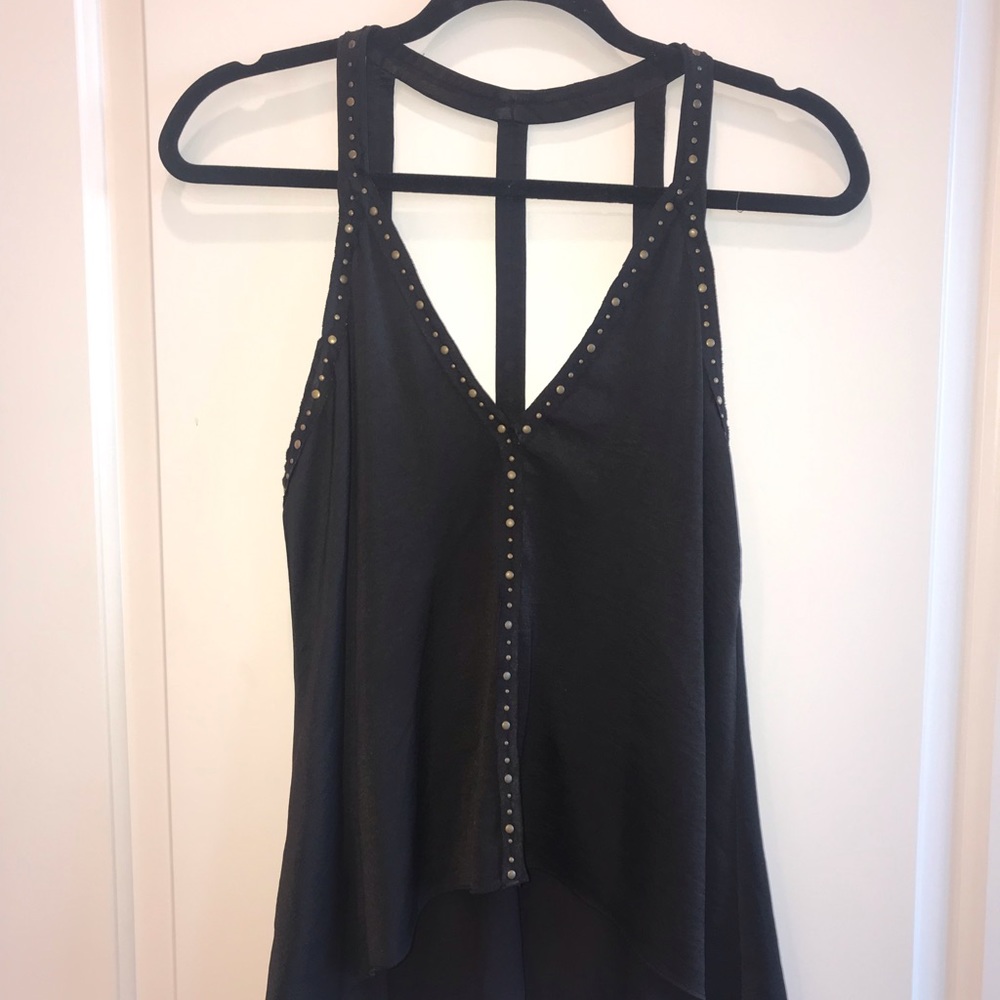 Flirty fun strappy back BCBG top